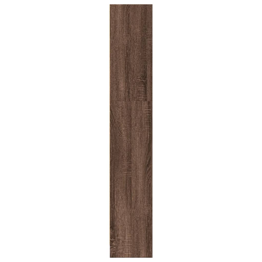Libreria Rovere Marrone 80x24x143 cm in Legno Multistrato | homemem39