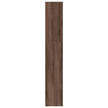 Libreria Rovere Marrone 80x24x143 cm in Legno Multistrato | homemem39