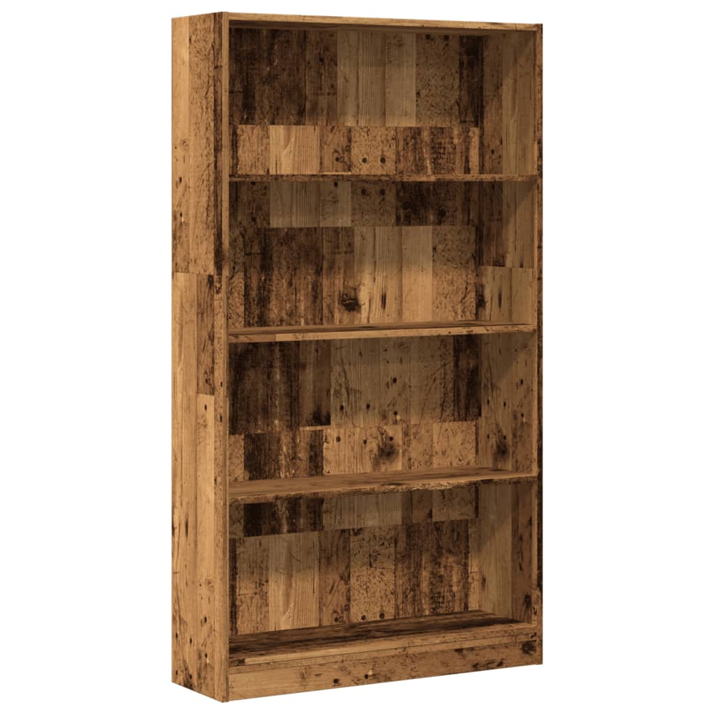 Libreria Legno Antico 80x24x143 cm in Legno Multistrato | homemem39