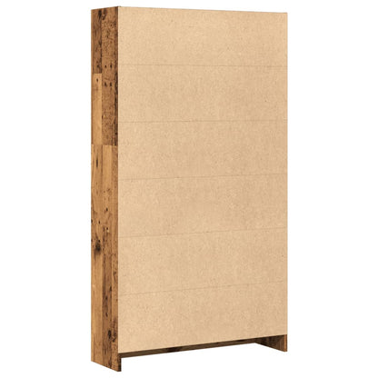 Libreria Legno Antico 80x24x143 cm in Legno Multistrato | homemem39