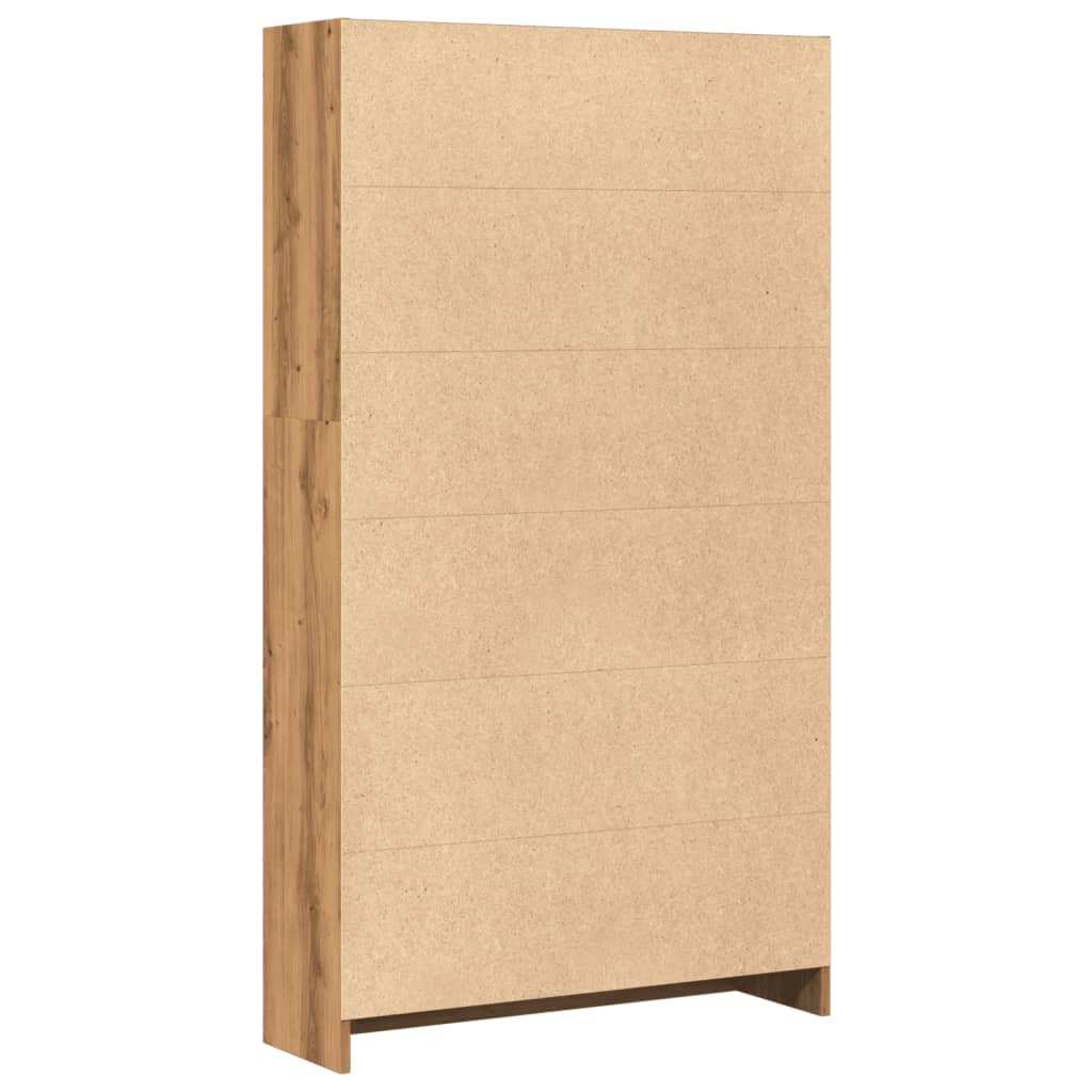 Libreria Rovere Artigianale 80x24x143 cm in Legno Multistrato | homemem39