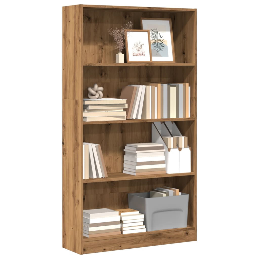 Libreria Rovere Artigianale 80x24x143 cm in Legno Multistrato | homemem39