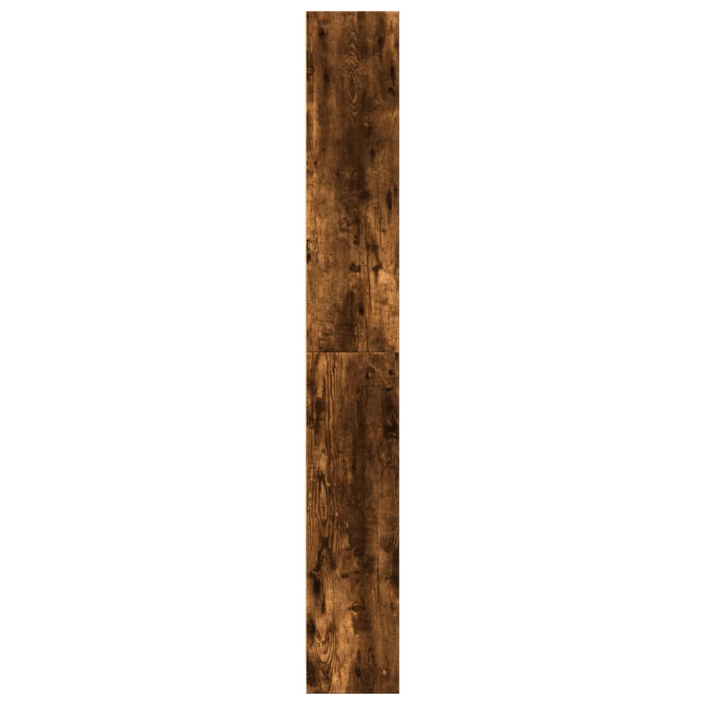 Libreria Rovere Fumo 80x24x176 cm in Legno Multistrato | homemem39