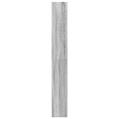 Libreria Grigio Sonoma 80x24x176 cm in Legno Multistrato | homemem39