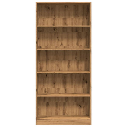 Libreria Rovere Artigianale 80x24x176 cm in Legno Multistrato | homemem39