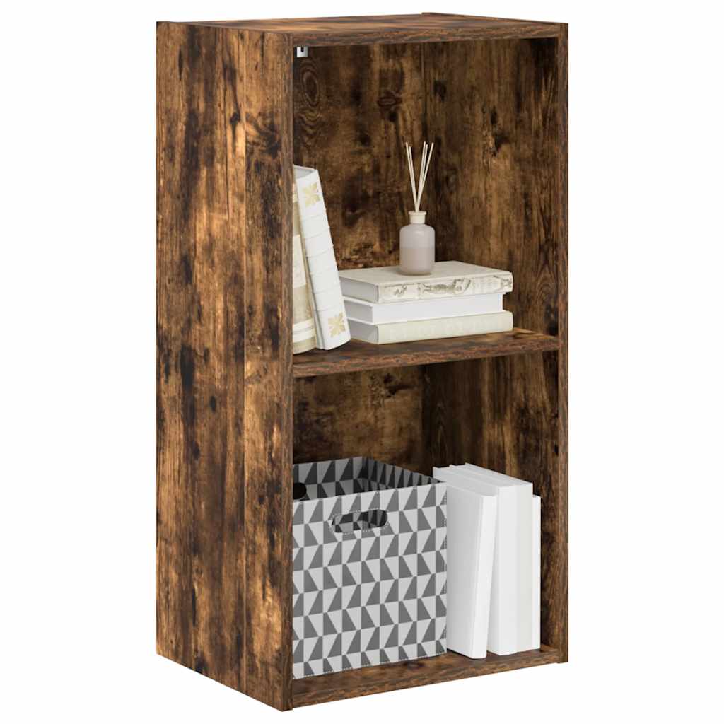 Libreria Rovere Fumo 40x30x77 cm in Legno Multistrato | homemem39