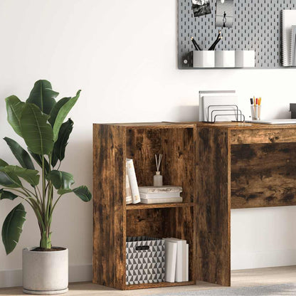 Libreria Rovere Fumo 40x30x77 cm in Legno Multistrato | homemem39