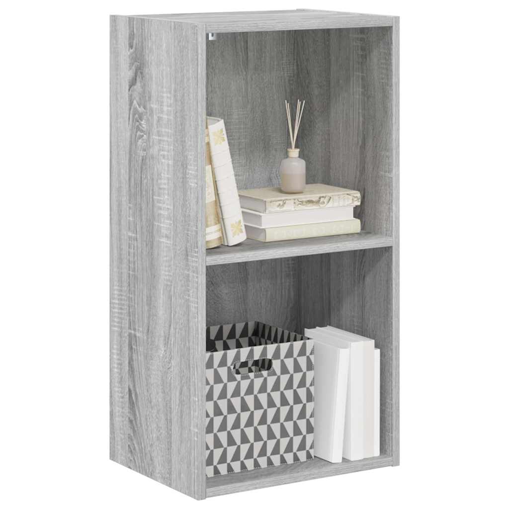 Libreria Grigio Sonoma 40x30x77 cm in Legno Multistrato | homemem39