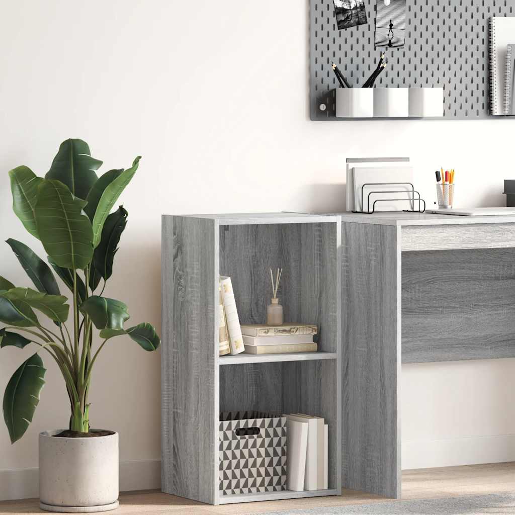 Libreria Grigio Sonoma 40x30x77 cm in Legno Multistrato | homemem39
