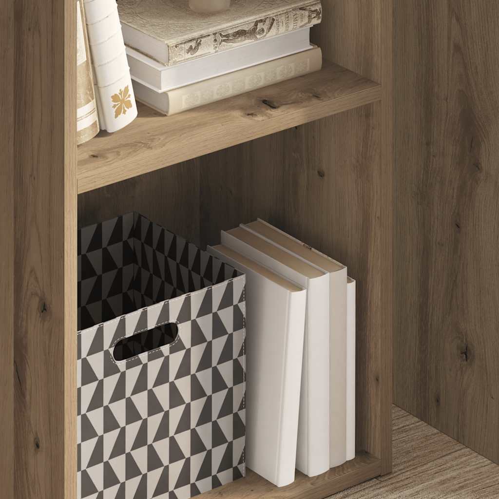 Libreria Rovere Artigianale 40x30x77 cm in Legno Multistrato | homemem39