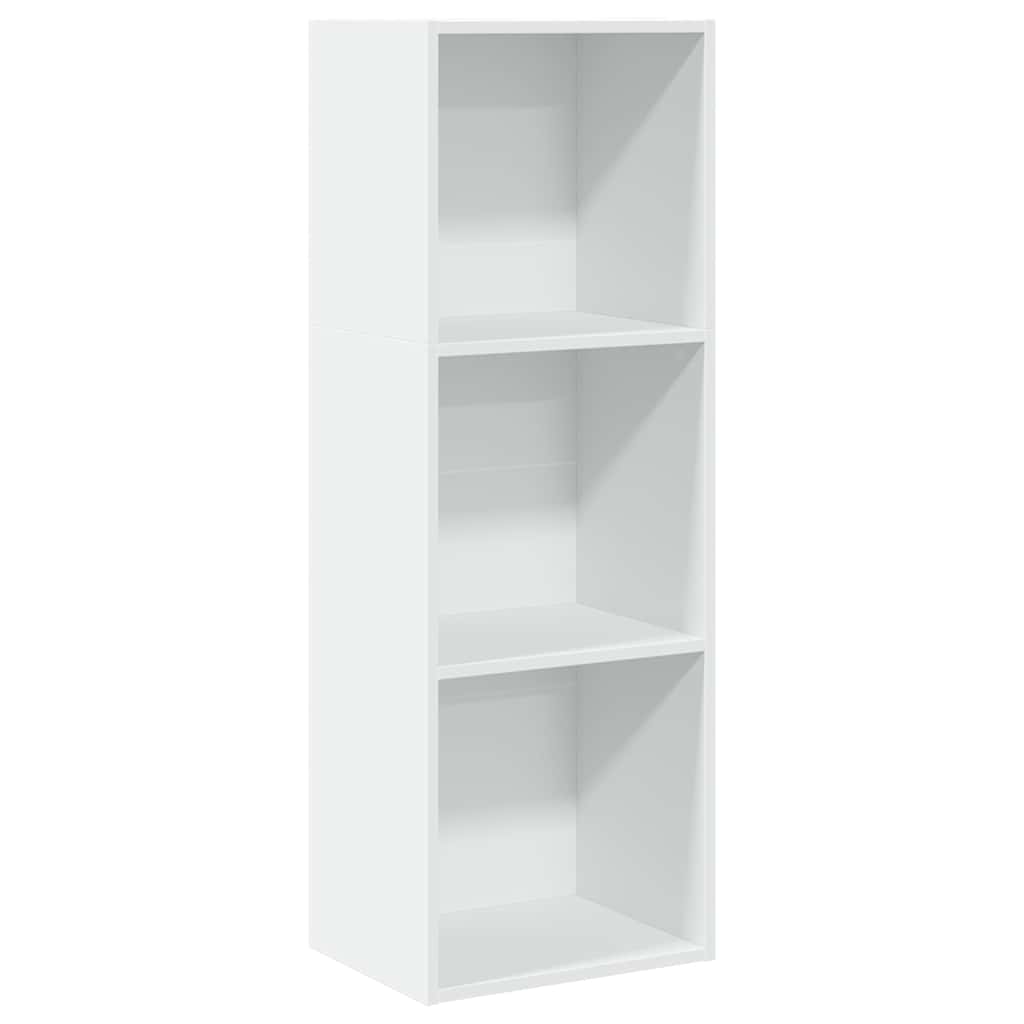 Libreria Bianca 40x30x114 cm in Legno Multistrato | homemem39