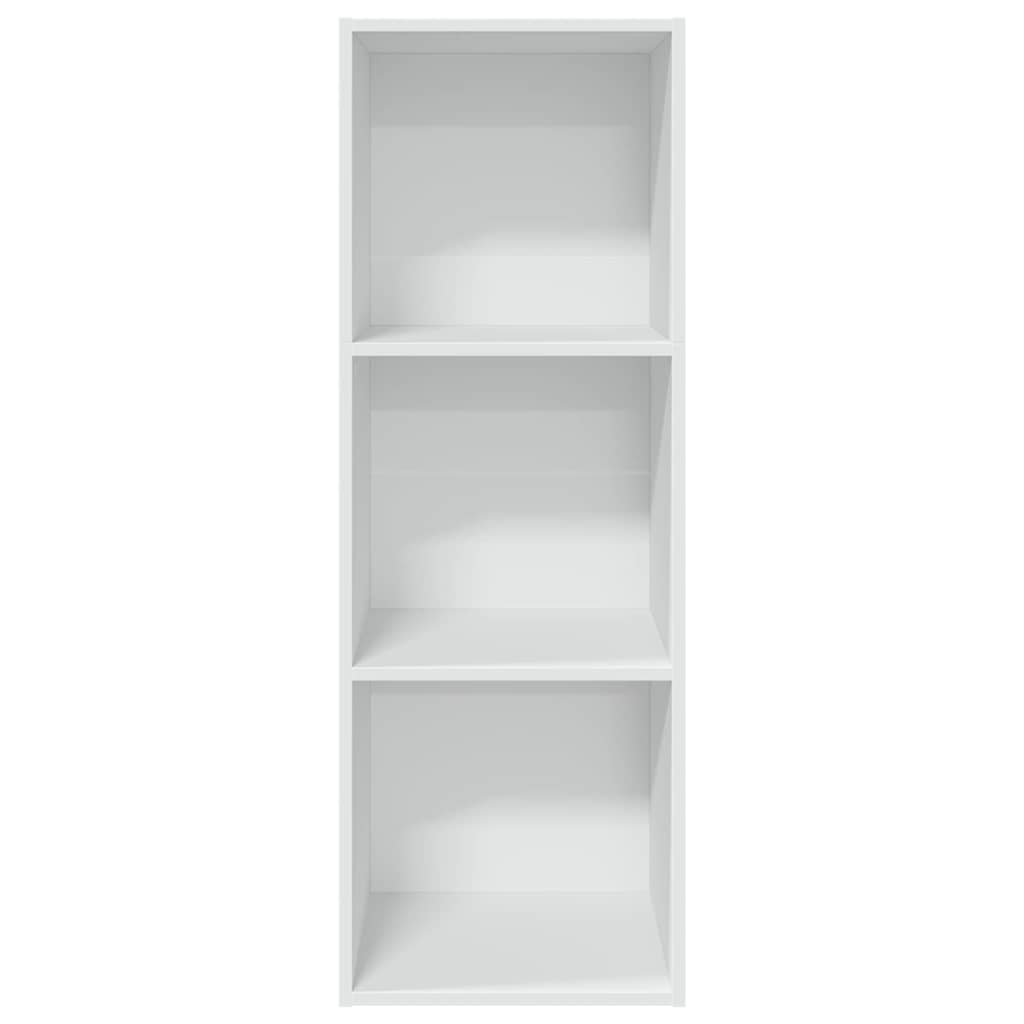 Libreria Bianca 40x30x114 cm in Legno Multistrato | homemem39