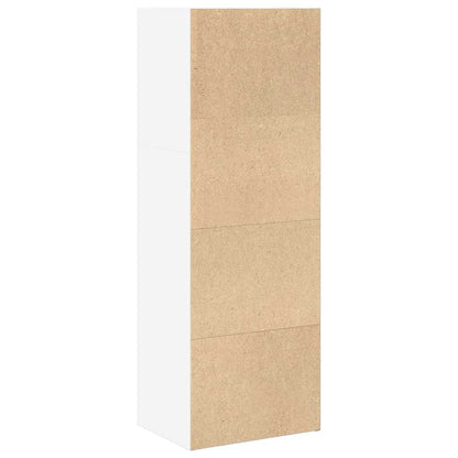 Libreria Bianca 40x30x114 cm in Legno Multistrato | homemem39
