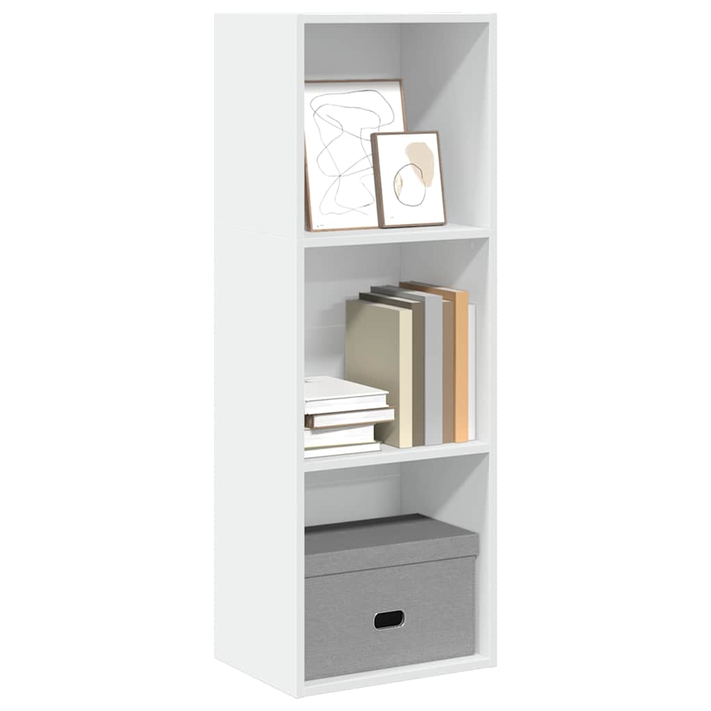 Libreria Bianca 40x30x114 cm in Legno Multistrato | homemem39