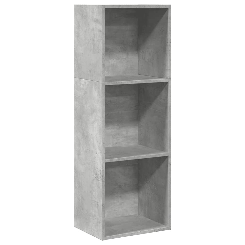 Libreria Grigio Cemento 40x30x114 cm in Legno Multistrato | homemem39