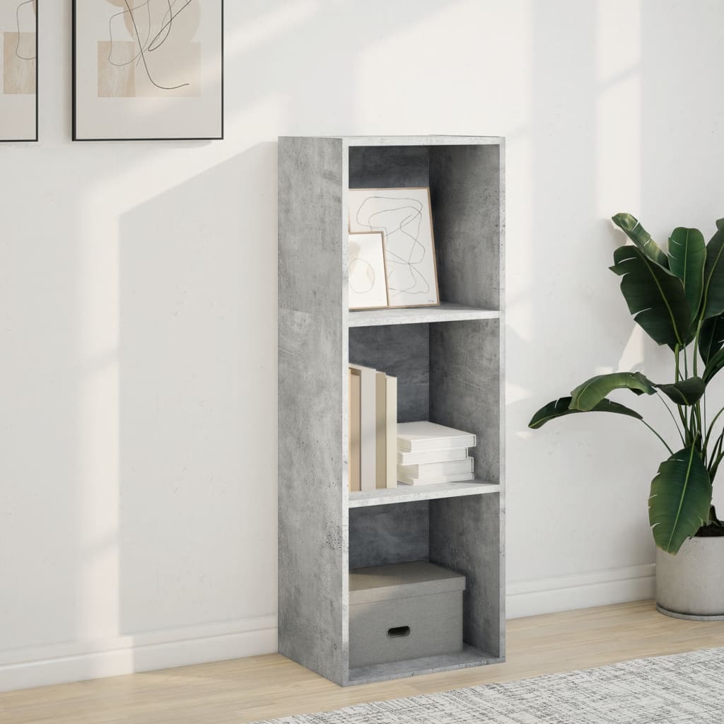 Libreria Grigio Cemento 40x30x114 cm in Legno Multistrato | homemem39