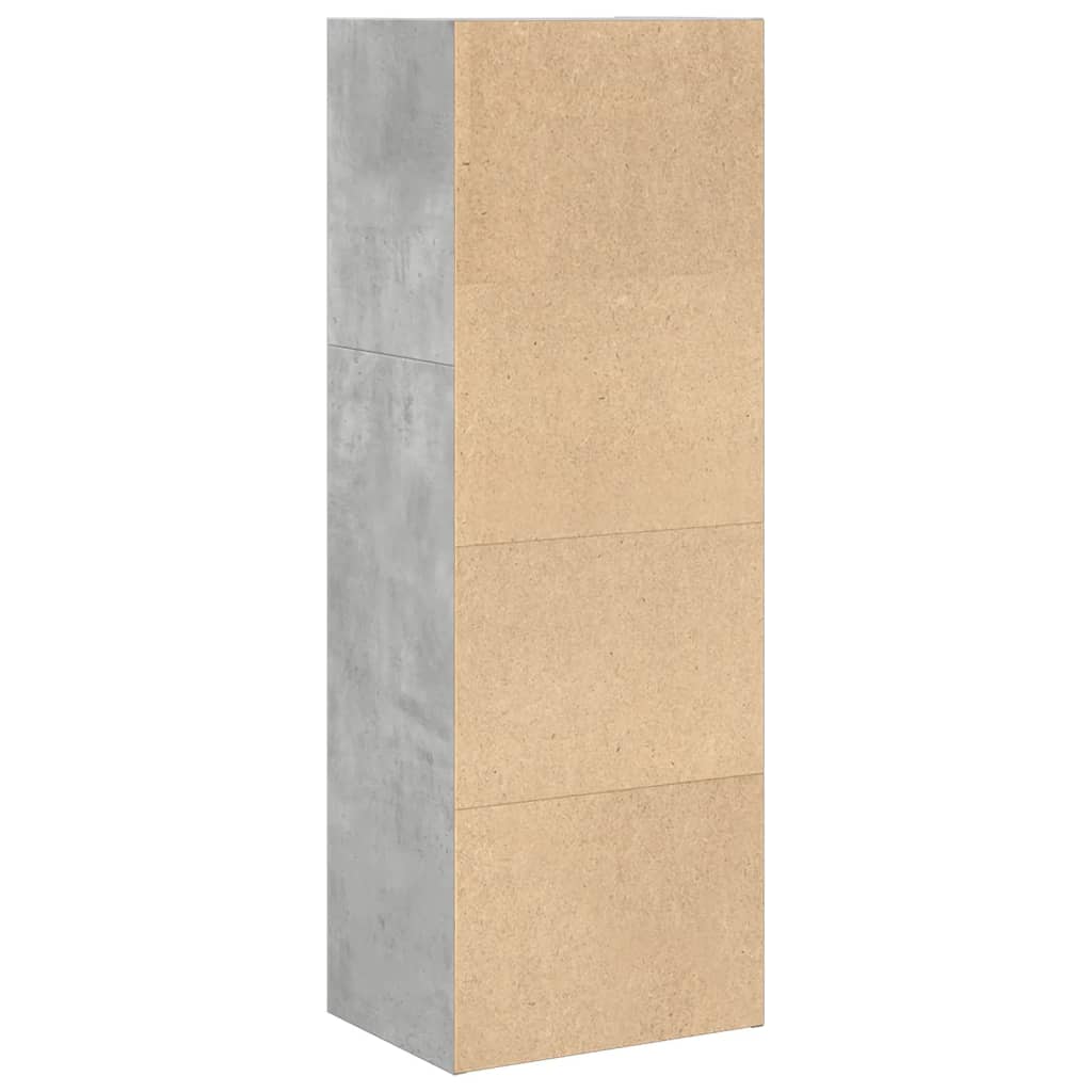 Libreria Grigio Cemento 40x30x114 cm in Legno Multistrato | homemem39