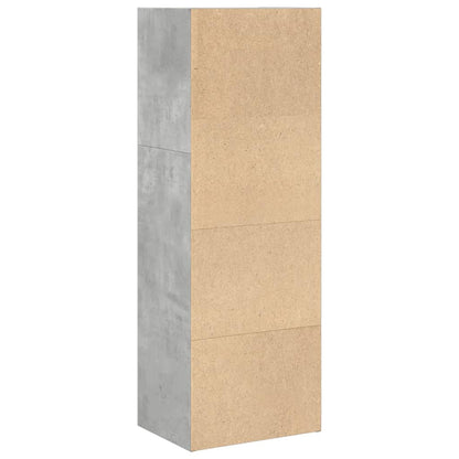 Libreria Grigio Cemento 40x30x114 cm in Legno Multistrato | homemem39