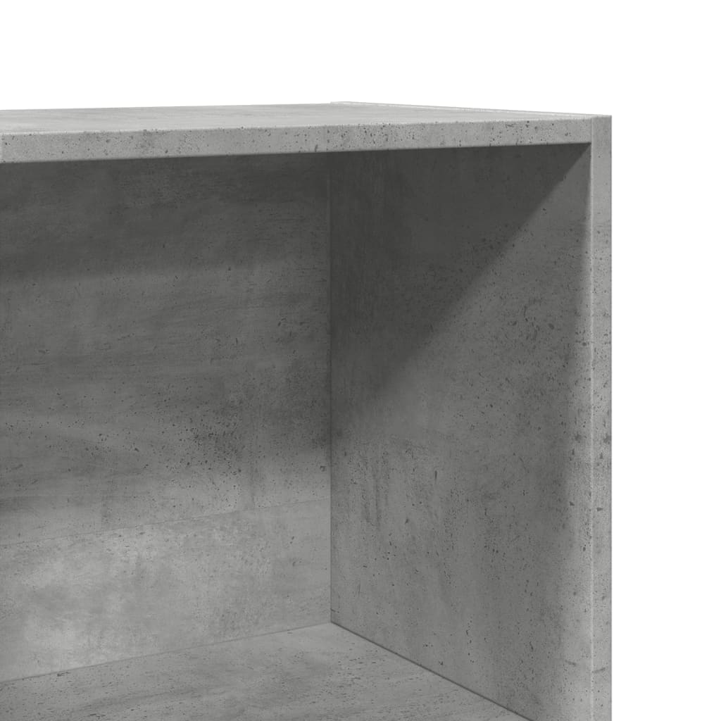 Libreria Grigio Cemento 40x30x114 cm in Legno Multistrato | homemem39