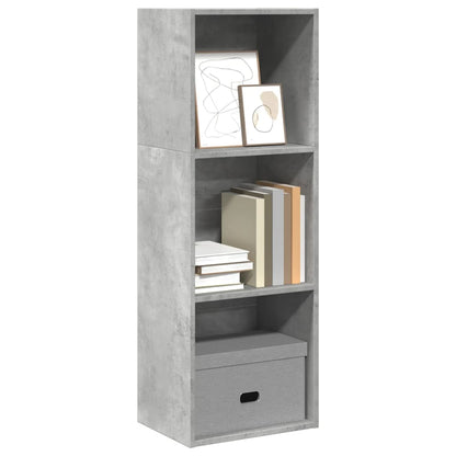Libreria Grigio Cemento 40x30x114 cm in Legno Multistrato | homemem39