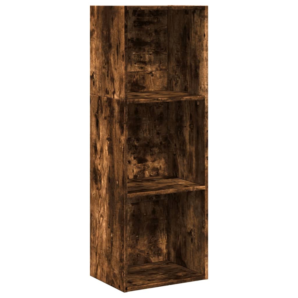 Libreria Rovere Fumo 40x30x114 cm in Legno Multistrato | homemem39