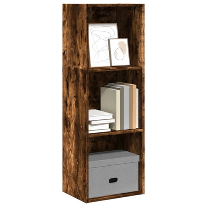 Libreria Rovere Fumo 40x30x114 cm in Legno Multistrato | homemem39