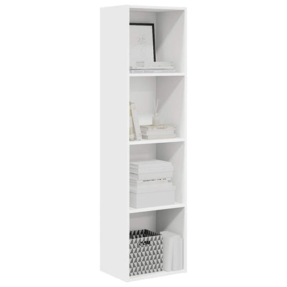 Libreria Bianca 40x30x152 cm in Legno Multistrato | homemem39