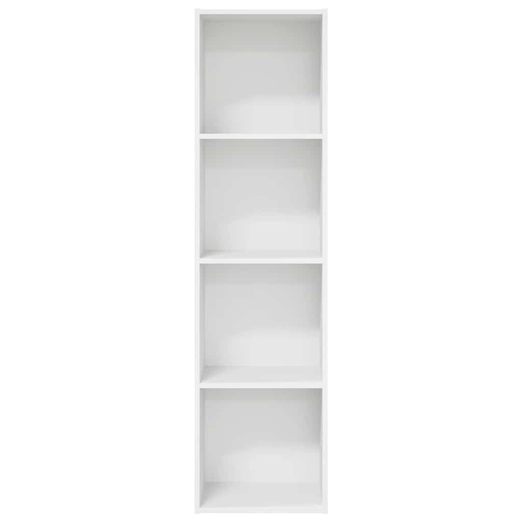 Libreria Bianca 40x30x152 cm in Legno Multistrato | homemem39
