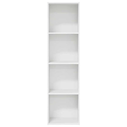Libreria Bianca 40x30x152 cm in Legno Multistrato | homemem39