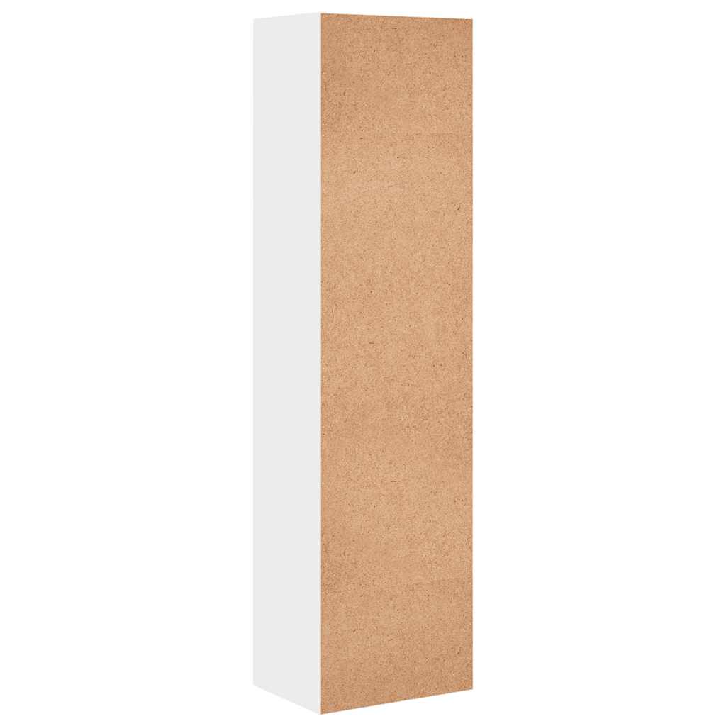 Libreria Bianca 40x30x152 cm in Legno Multistrato | homemem39