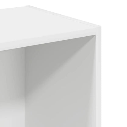 Libreria Bianca 40x30x152 cm in Legno Multistrato | homemem39