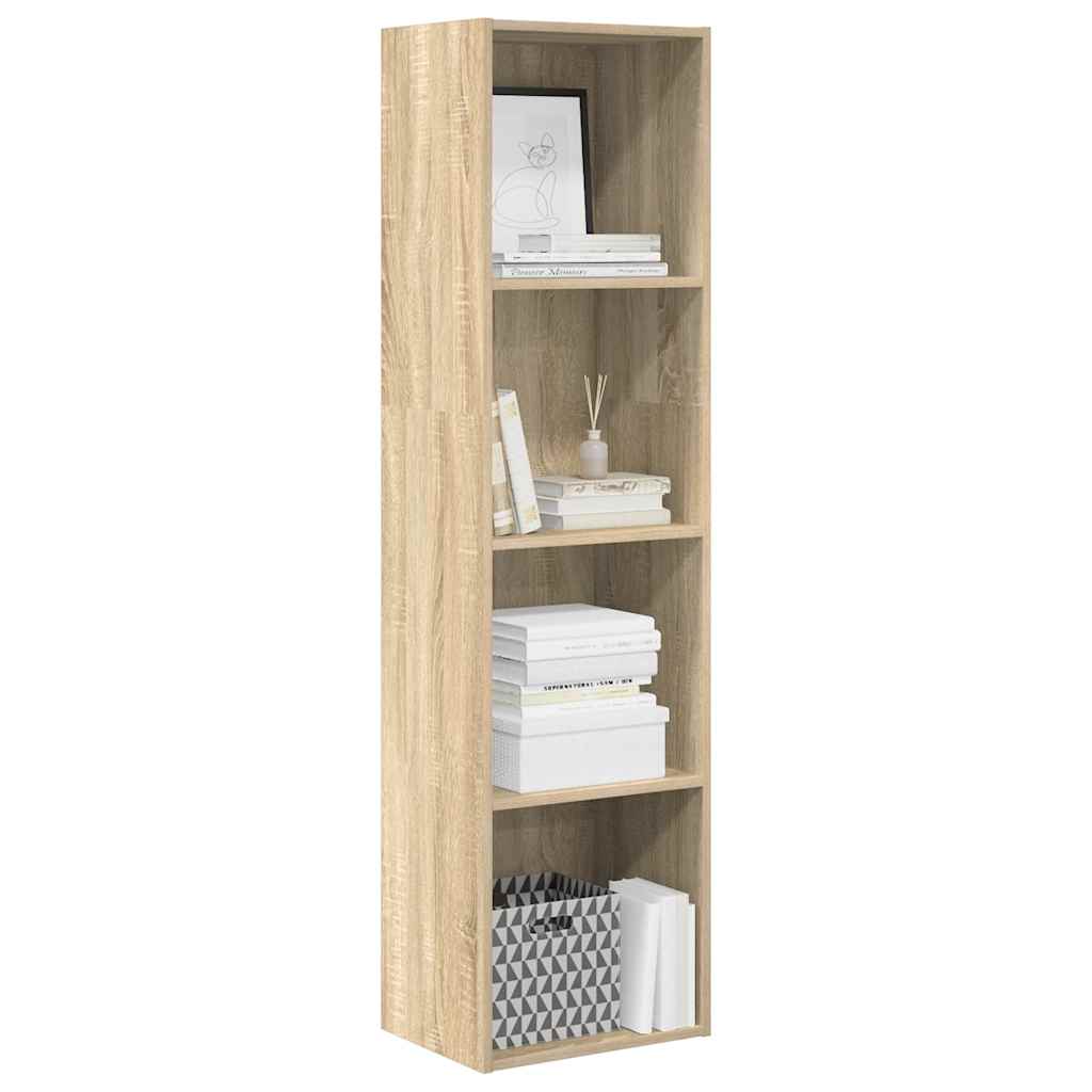 Libreria Rovere Sonoma 40x30x152 cm in Legno Multistrato | homemem39