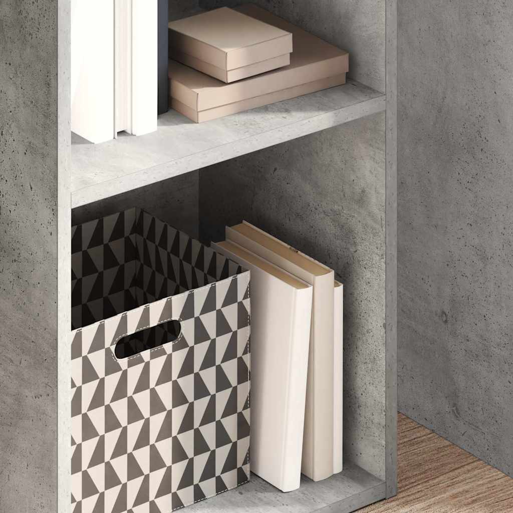 Libreria Grigio Cemento 40x30x152 cm in Legno Multistrato | homemem39