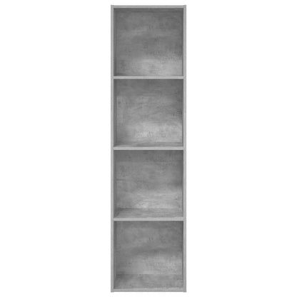 Libreria Grigio Cemento 40x30x152 cm in Legno Multistrato | homemem39