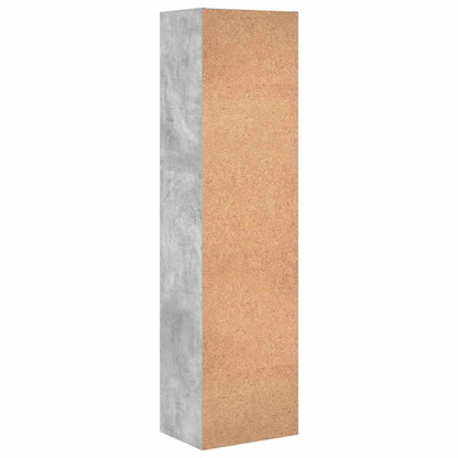 Libreria Grigio Cemento 40x30x152 cm in Legno Multistrato | homemem39