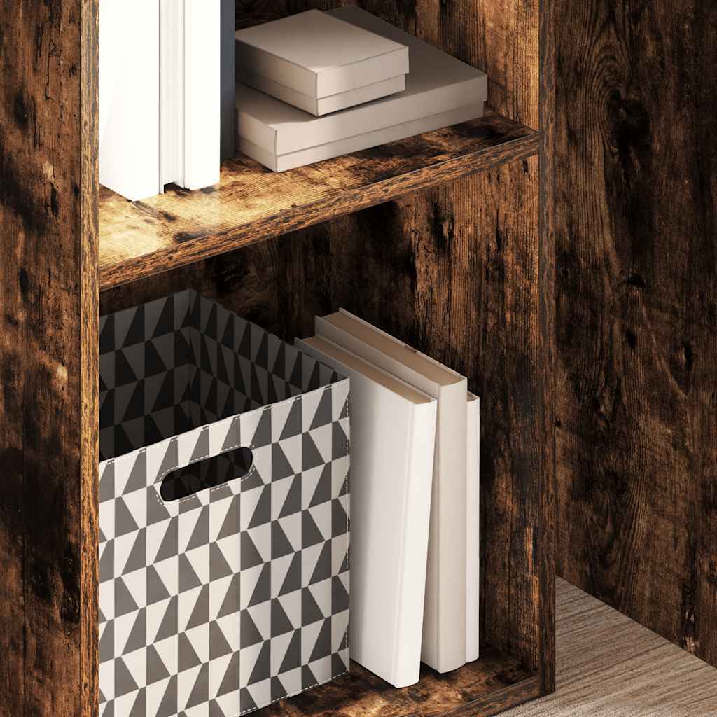 Libreria Rovere Fumo 40x30x152 cm in Legno Multistrato | homemem39