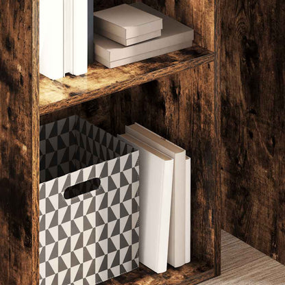 Libreria Rovere Fumo 40x30x152 cm in Legno Multistrato | homemem39