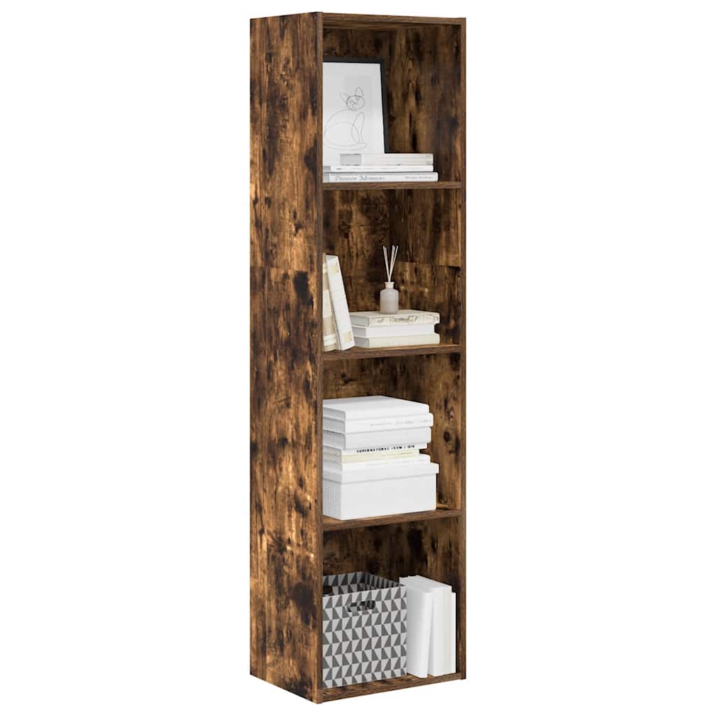 Libreria Rovere Fumo 40x30x152 cm in Legno Multistrato | homemem39