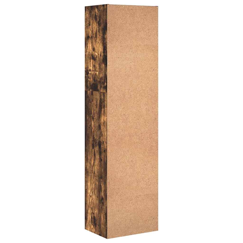 Libreria Rovere Fumo 40x30x152 cm in Legno Multistrato | homemem39