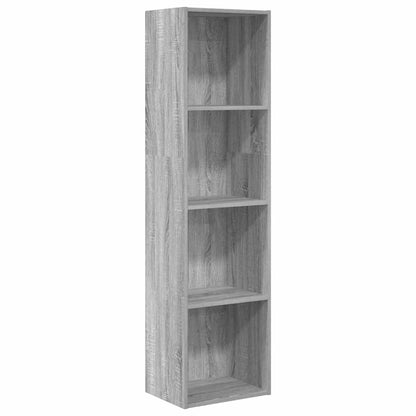 Libreria Grigio Sonoma 40x30x152 cm in Legno Multistrato | homemem39