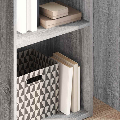Libreria Grigio Sonoma 40x30x152 cm in Legno Multistrato | homemem39
