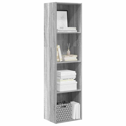 Libreria Grigio Sonoma 40x30x152 cm in Legno Multistrato | homemem39