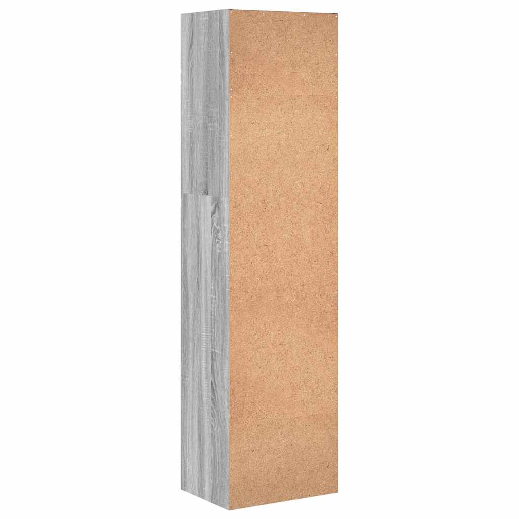 Libreria Grigio Sonoma 40x30x152 cm in Legno Multistrato | homemem39