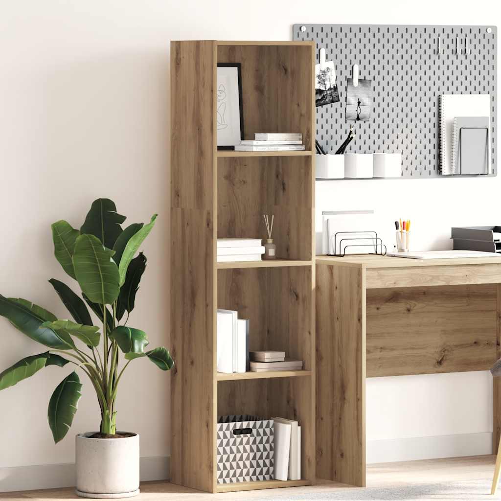 Libreria Rovere Artigianale 40x30x152 cm in Legno Multistrato | homemem39