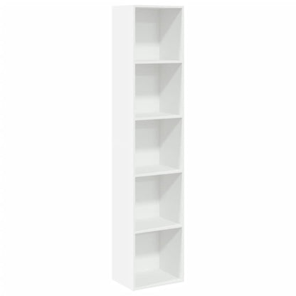 Libreria Bianca 40x30x189 cm in Legno Multistrato | homemem39