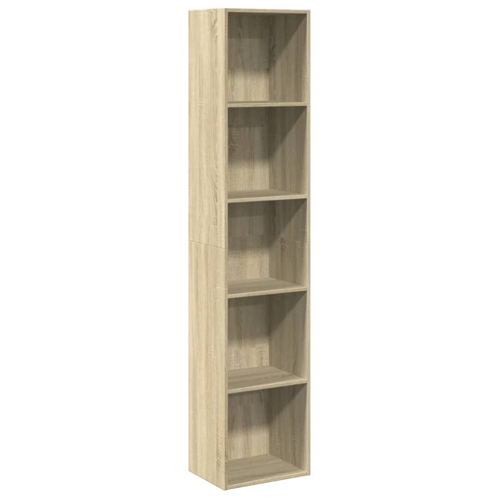 Libreria Rovere Sonoma 40x30x189 cm in Legno Multistrato | homemem39