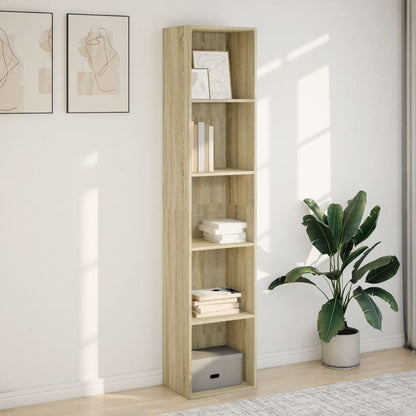 Libreria Rovere Sonoma 40x30x189 cm in Legno Multistrato | homemem39
