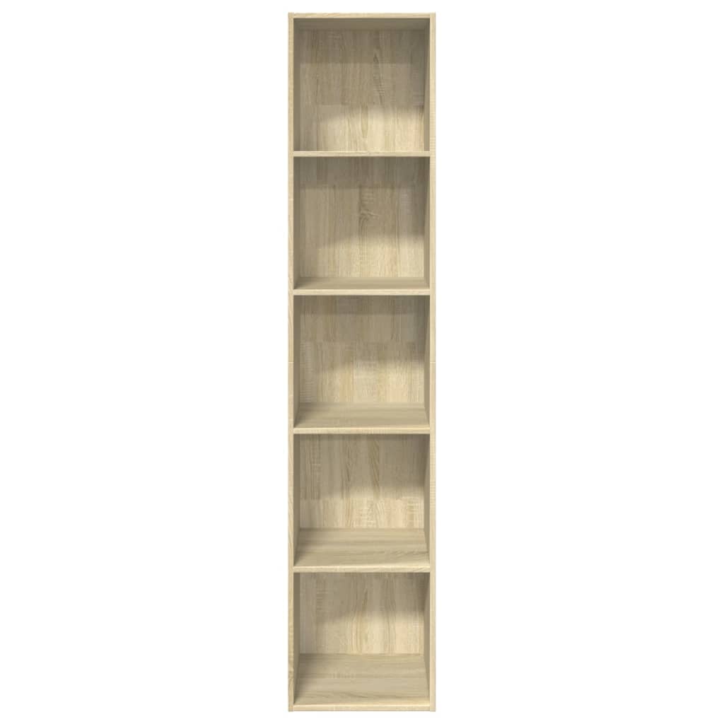 Libreria Rovere Sonoma 40x30x189 cm in Legno Multistrato | homemem39