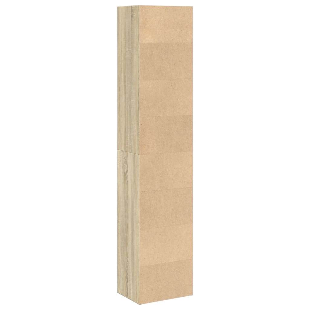 Libreria Rovere Sonoma 40x30x189 cm in Legno Multistrato | homemem39