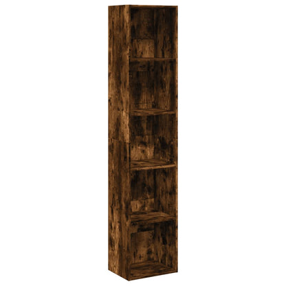 Libreria Rovere Fumo 40x30x189 cm in Legno Multistrato | homemem39